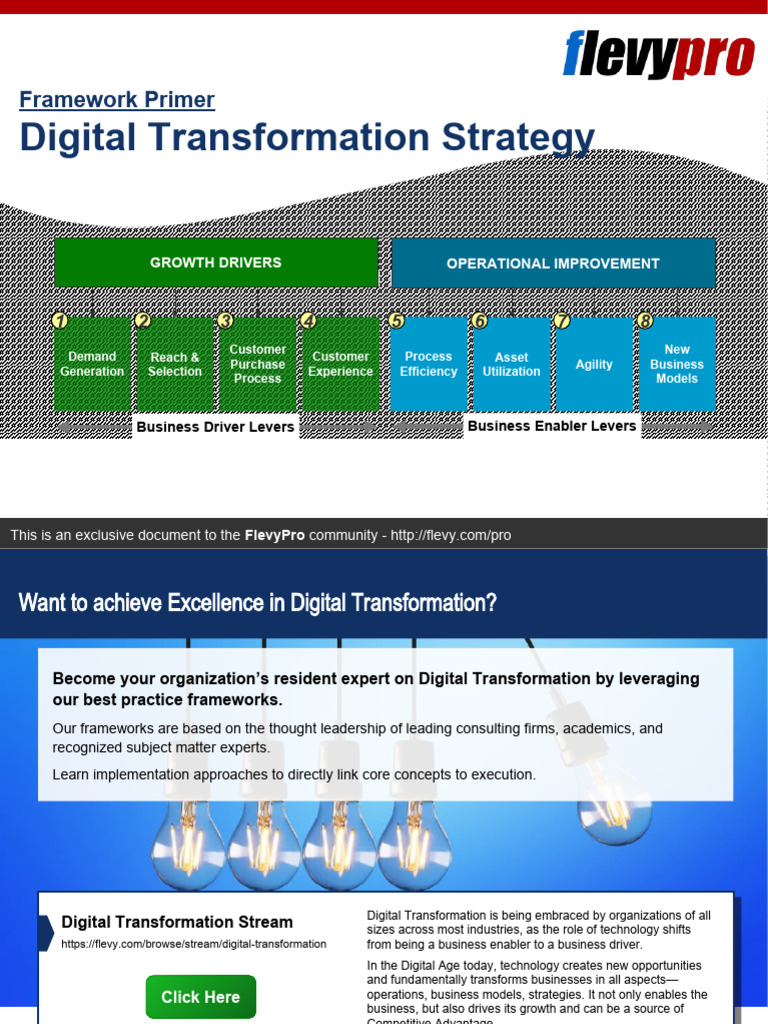 Digital Transformation Strategy Guide | PDF | Strategic Management ...