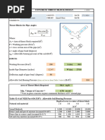 Thrust Block Specifications and Dimensions | PDF | Concrete | Materials