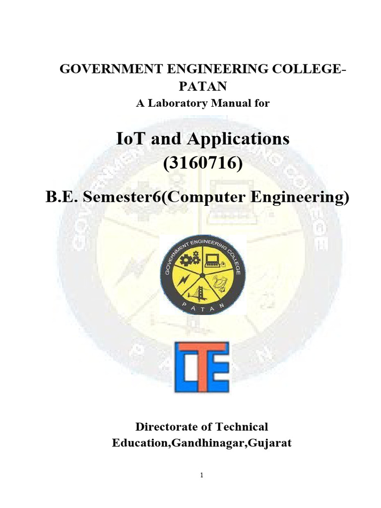 IoT Laboratory Manual for Engineering Students | PDF | Arduino ...
