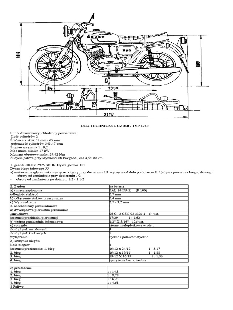 Jawa 350 manual | PDF