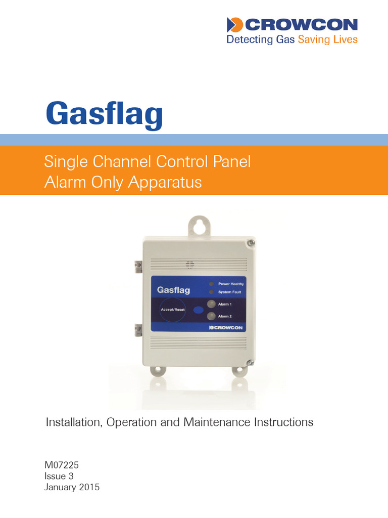 Gasflag Control Panel Installation Guide | PDF | Relay | Power Supply
