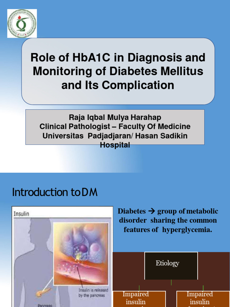 HbA1C in Diabetes Diagnosis & Monitoring | PDF | Glycated Hemoglobin ...