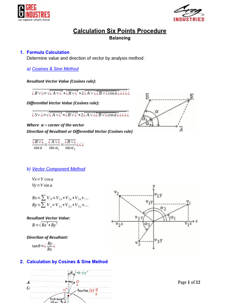 Calculate Six Point Procedure by Greg | PDF | Euclidean Geometry | Rotation