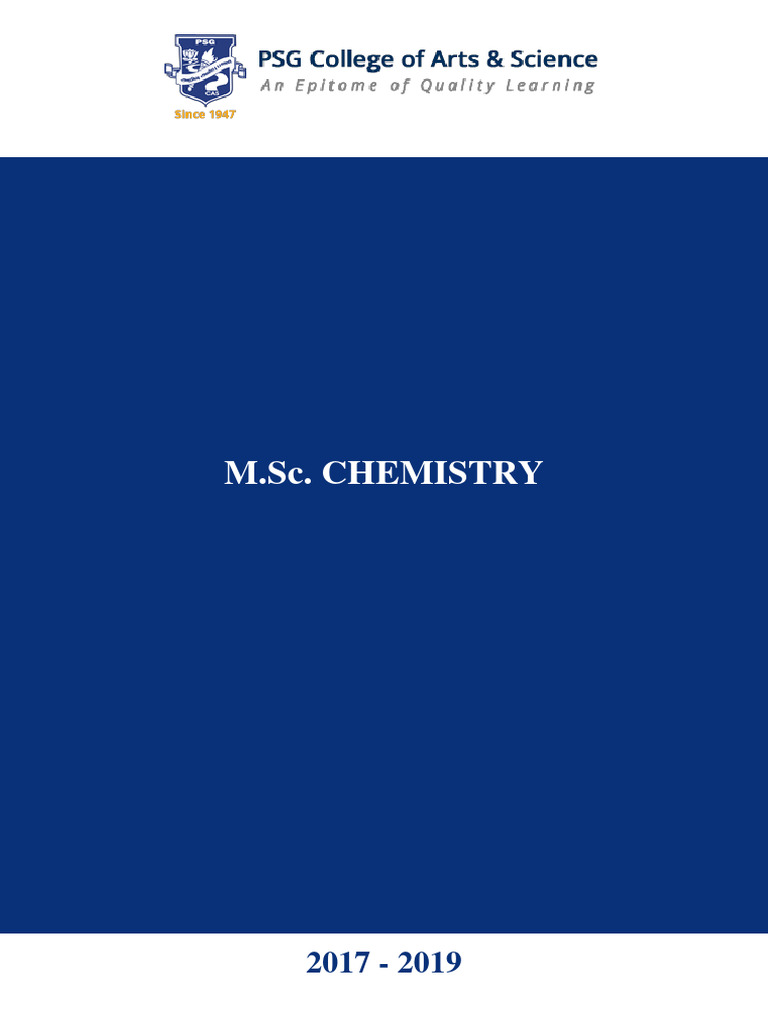 10 Msc Chemistry Download Free Pdf Wave Function Coordination Complex