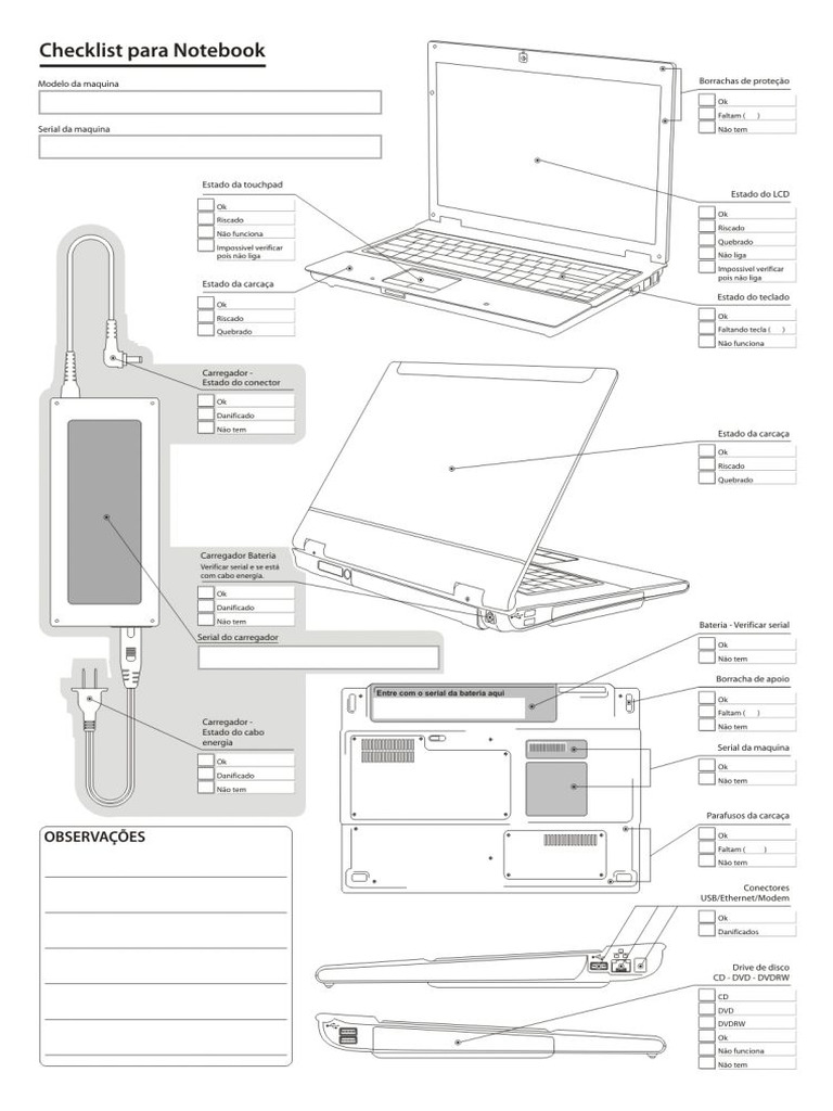 Checklist Notebook | PDF