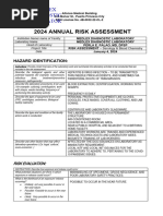 Laboratory Risk Assessment Template | PDF | Risk | Laboratories