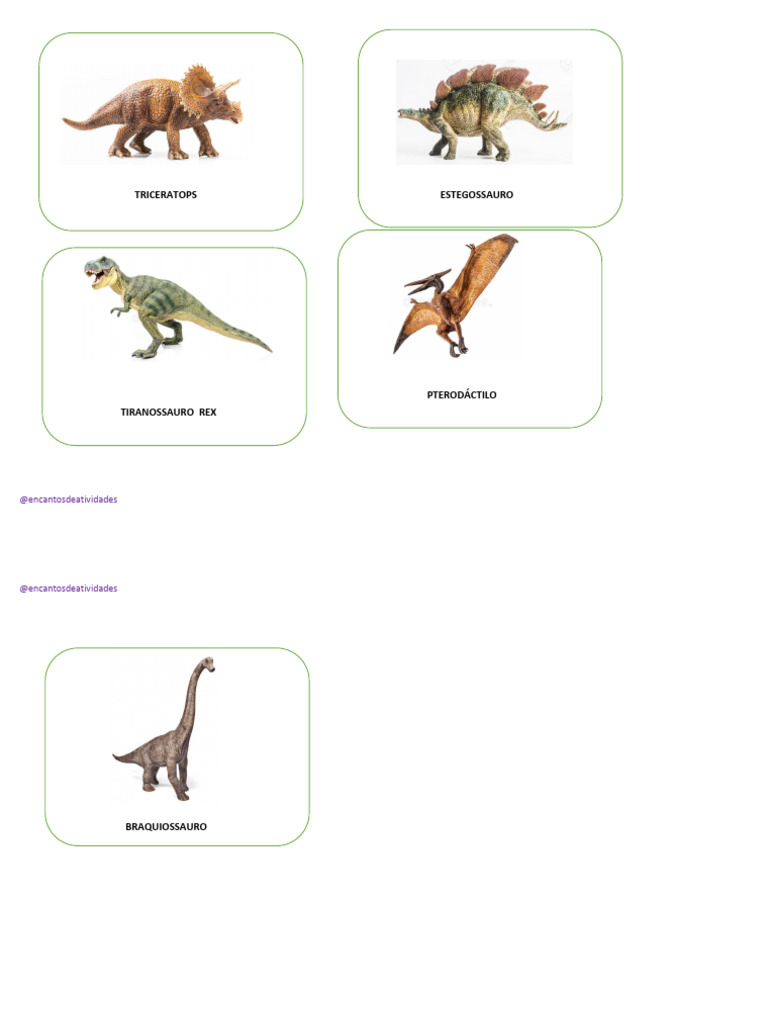Cards Dinossauros Pdf