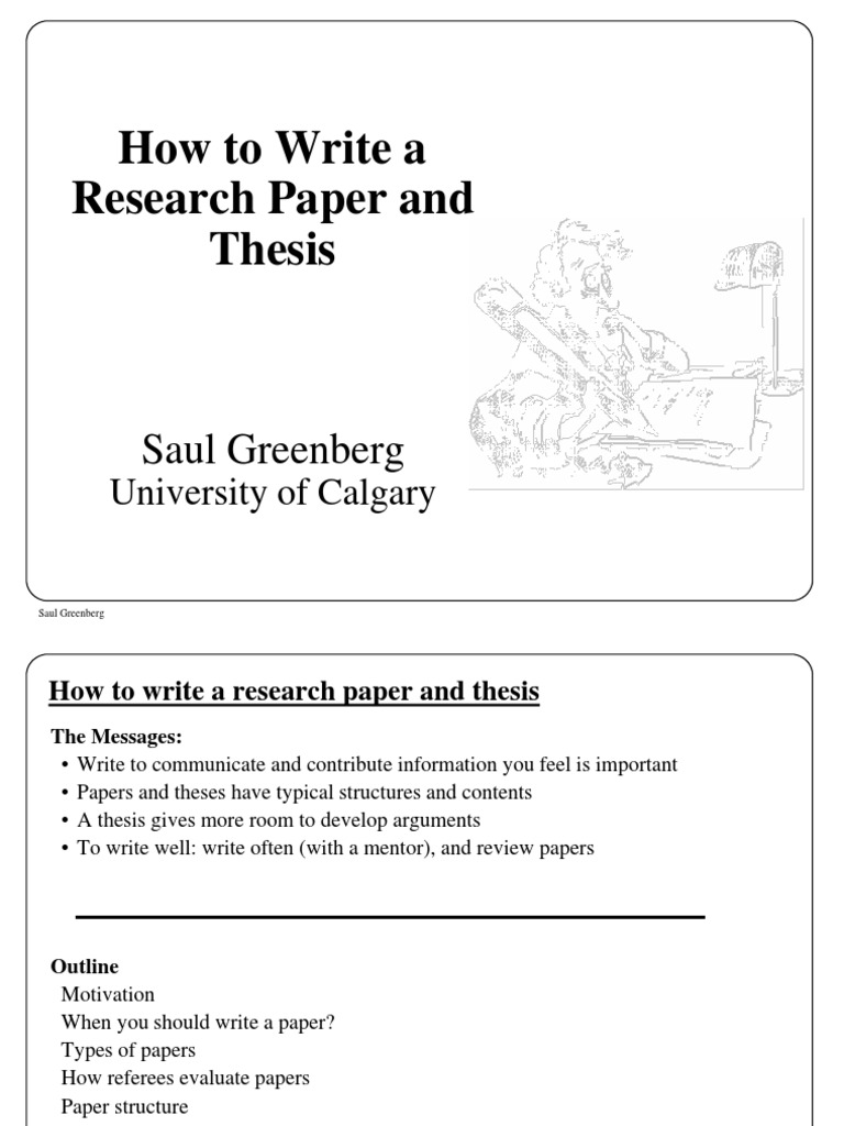 Writing Effective Research Papers & Theses | PDF | Thesis | Academic ...