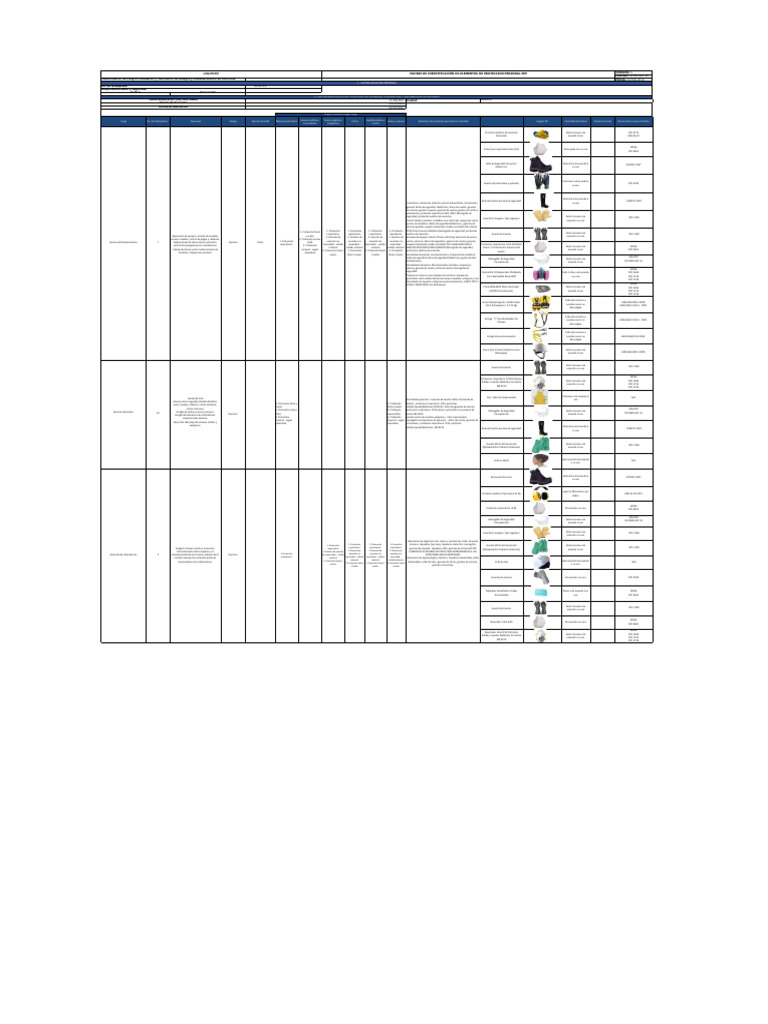 Anexo5 MATRIZ EPP | PDF | Materiales
