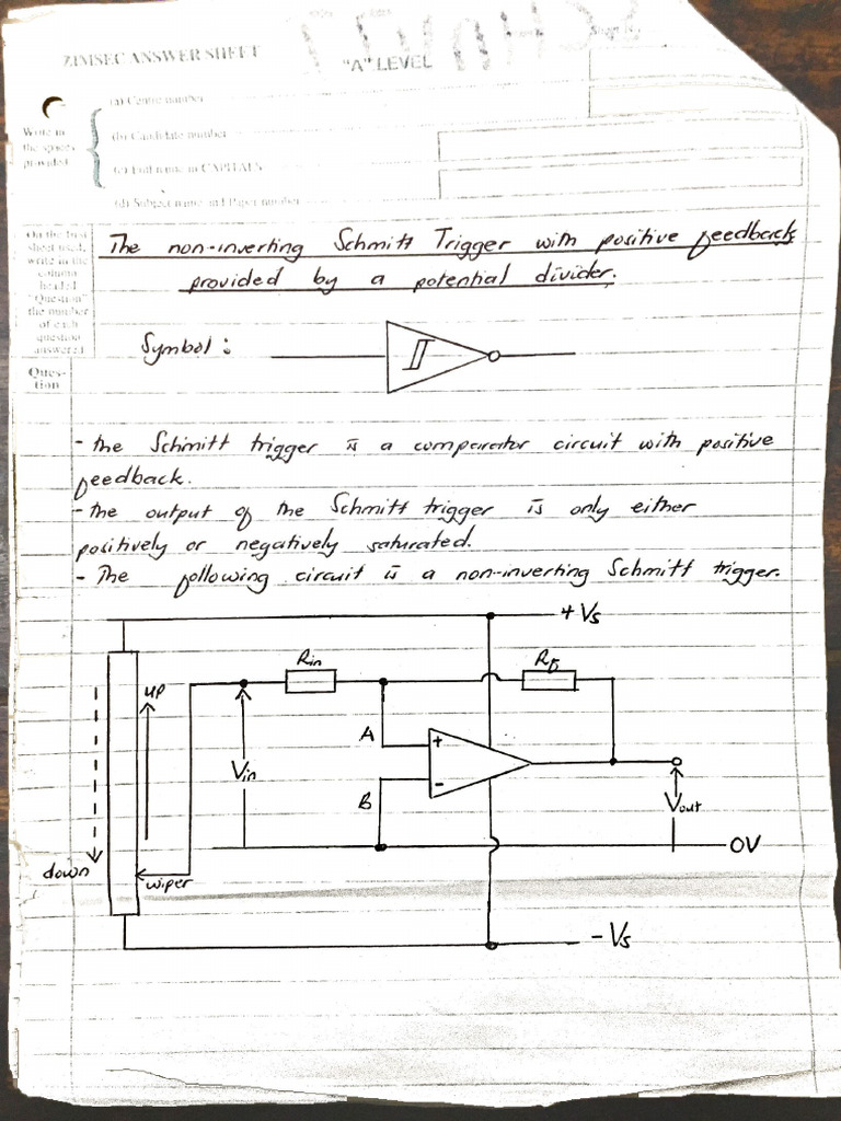 Schmitt trigger Notes | PDF