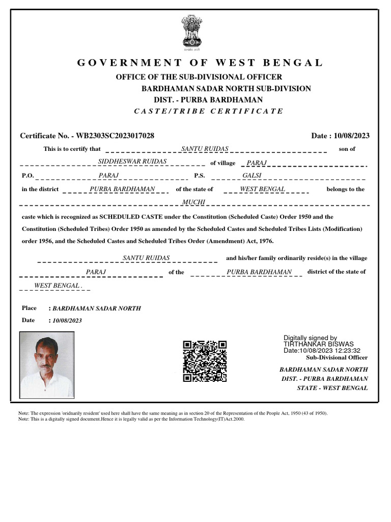 Government of West Bengal | PDF | Legal Documents | Justice
