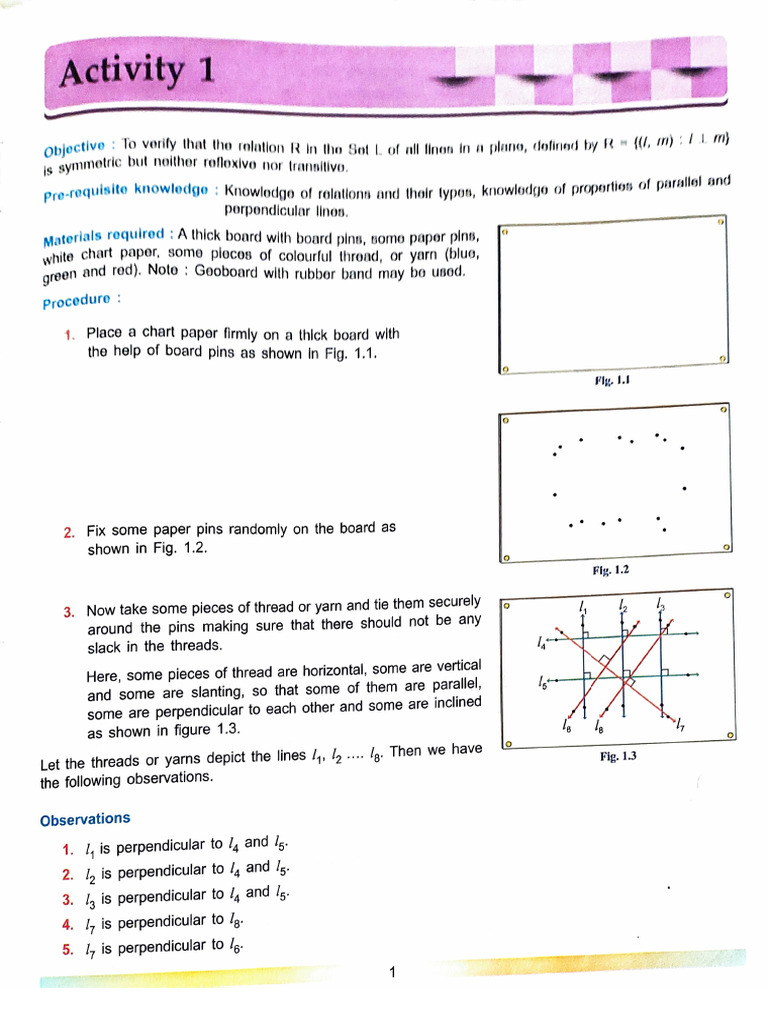 Exploring Relations and Functions in Geometry | PDF | Elementary ...