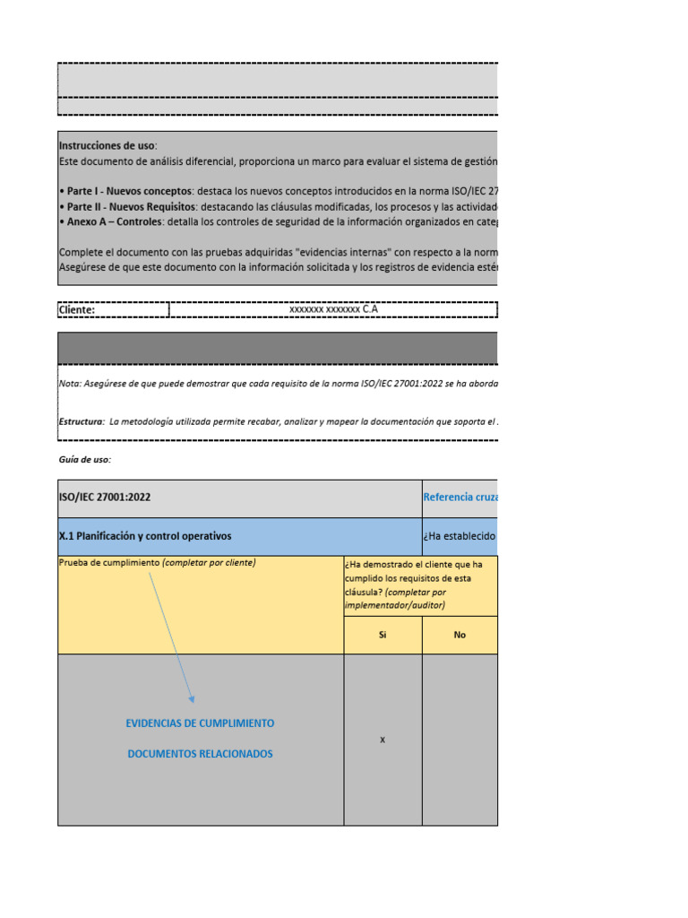 Matriz de Análisis ISO IEC 27001-2022 Anexo | PDF | Seguridad de ...
