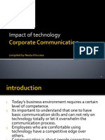 Corporate Communication Use of Technology