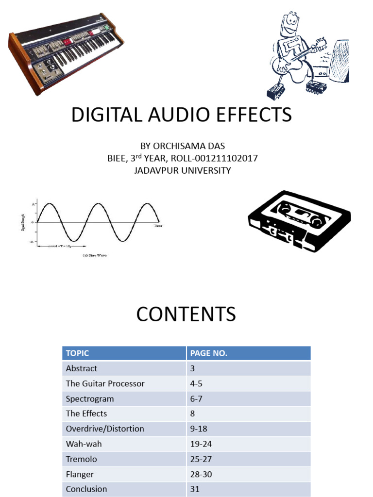 Digital Audio Effects Overview | PDF | Distortion | Electronics