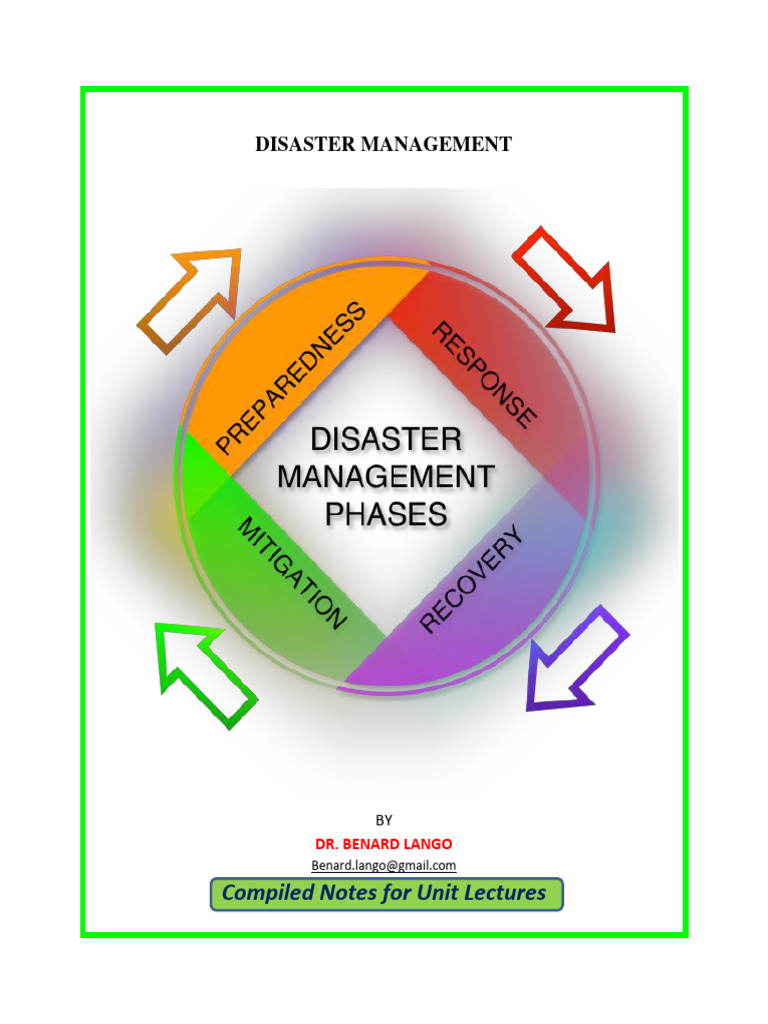 Disaster Management Lecture Notes | PDF | Hazards | Emergency Management