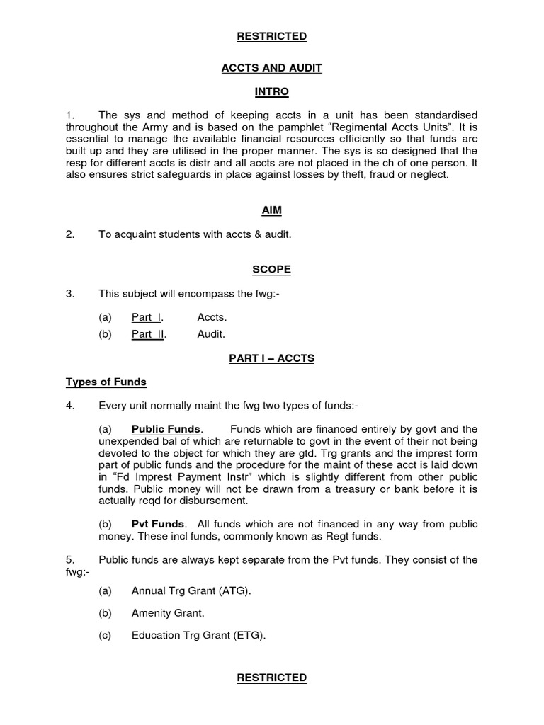 Army Accounts and Audit Procedures | PDF | Cheque | Banks