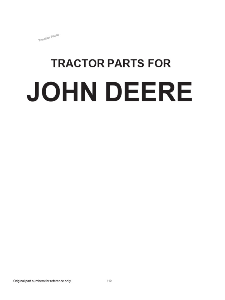 MANUAL PARTS JOHN DEERE visual data 4