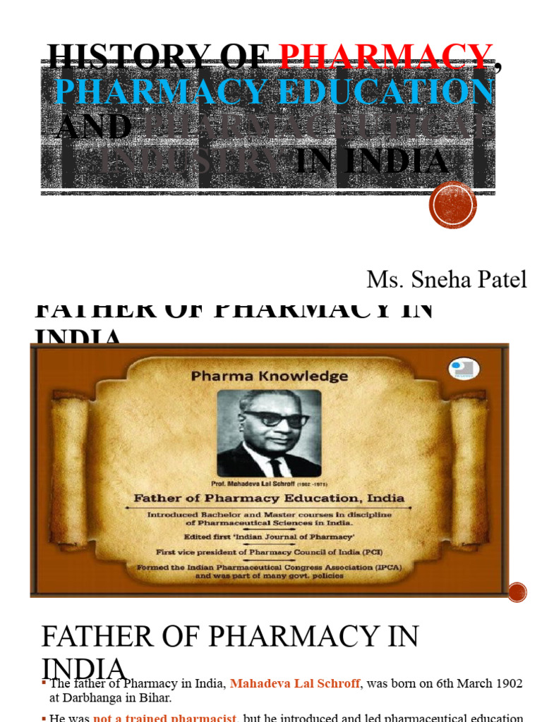 HISTORY OF PHARMACY EDUCATION IN INDIA PDF NOTES visual data 2