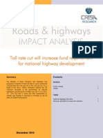 Impact Analysis - Roads & Highways