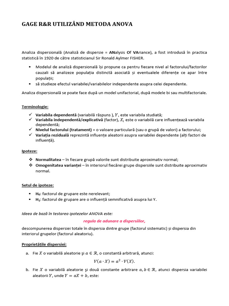 Gage RR | PDF