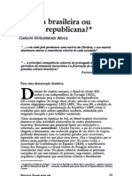 63574266 Cultura Brasileira Ou Cultura Republican a Carlos Guilherme Mota