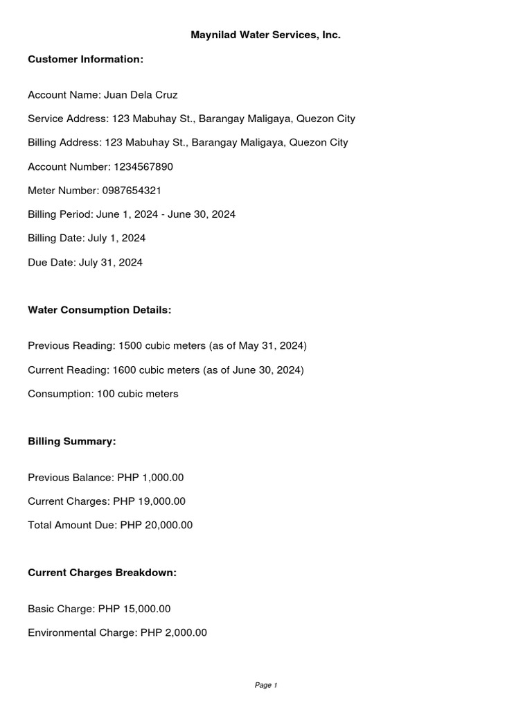 Maynilad water bill pdf