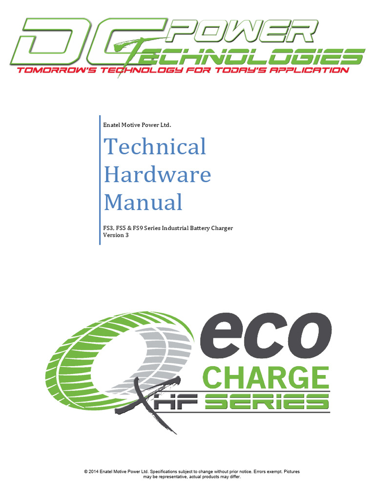 DC Power Technologies FS3 User Manual | PDF | Battery Charger | Power ...