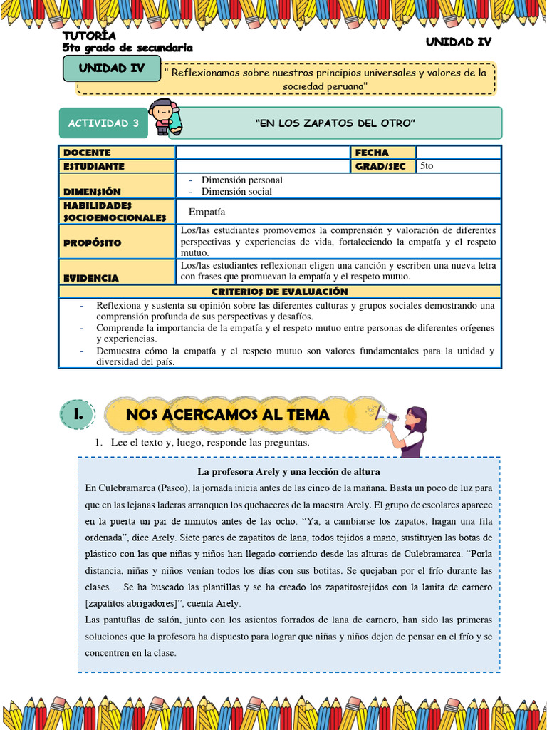 Fomentando la Empatía en la Educación | PDF | Empatía