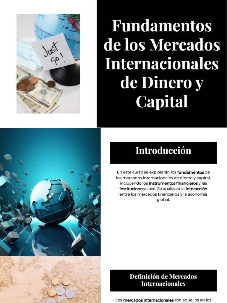 Mercado de Dinero y de Capital para Estudiar | PDF | Dinero | Bolsa