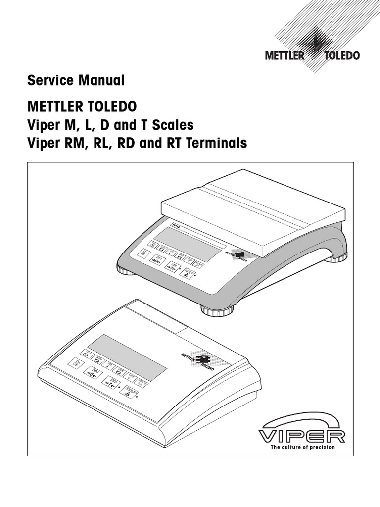 Viper Scale Service Manual Overview | PDF | Rechargeable Battery | Waste