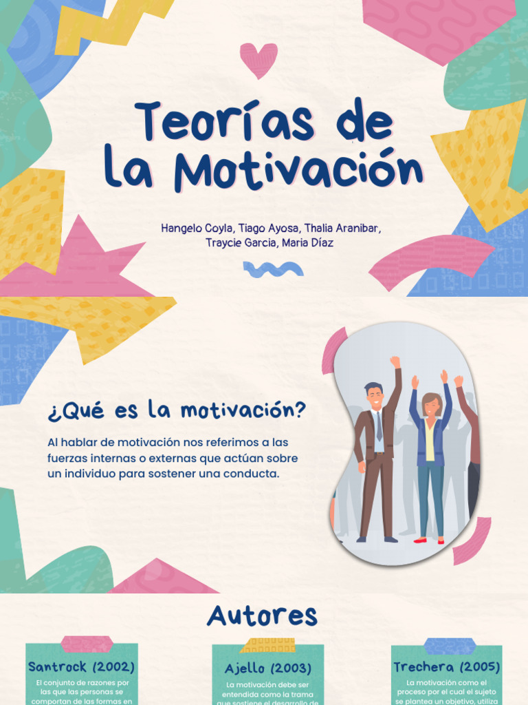 Teorias de La Motivacion | PDF | Motivacional | Motivación