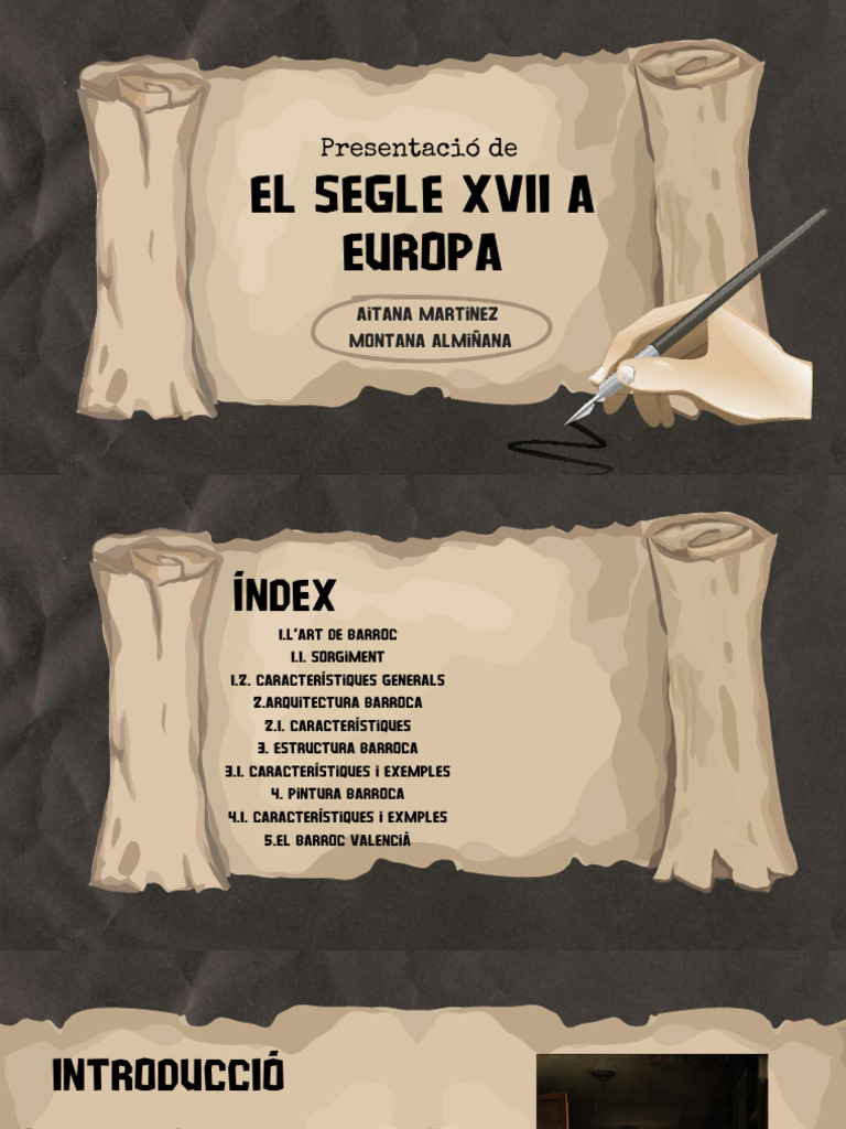 Presentación de Historia Proyecto Trabajo Papel Antiguo Vintage Marrón ...
