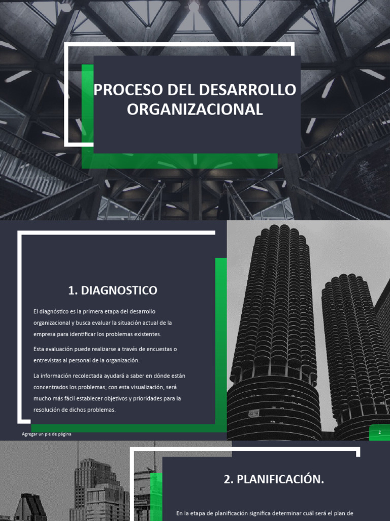 Proceso de Desarrollo Organizacional | PDF | Evaluación | Planificación