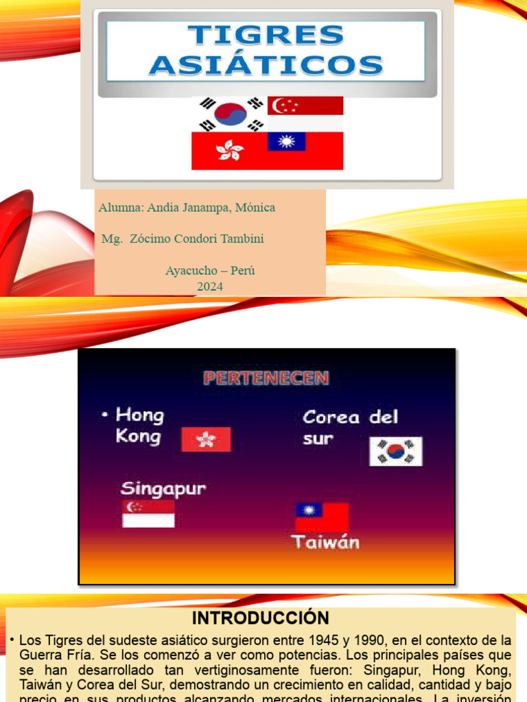 Potencias Economicas de Los Tigres Asiaticos | PDF | Hong Kong | Economias
