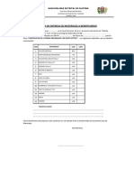 Acta de Entrega de Materiales