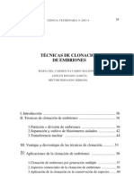 Técnicas de Clonación de Embriones - Ciencia Veterinaria.