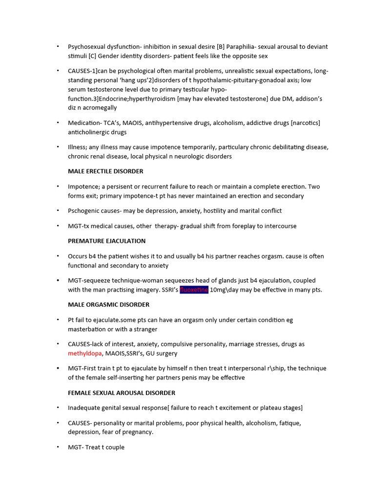 Sexual Dysfunction: Causes and Treatments | PDF | Sexual Intercourse ...