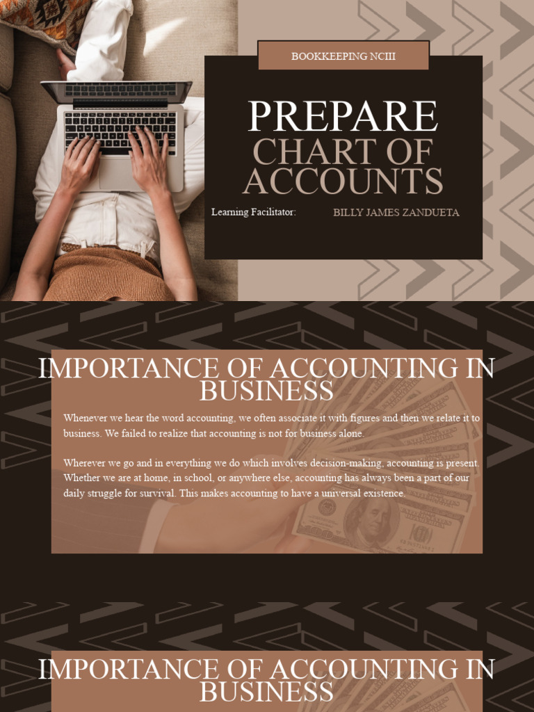 Preparing a Chart of Accounts | PDF | Bookkeeping | Debits And Credits