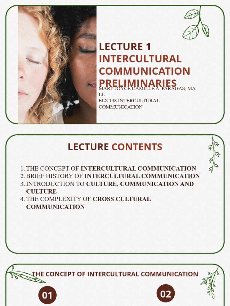 Intercultural Communication Overview | PDF | Cross Cultural ...