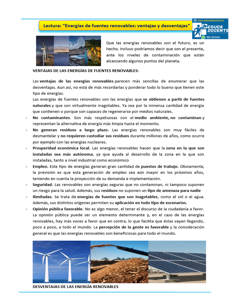 1anexo Exp 05 3act Ciencia y Tecnología 1ero. | PDF | Energía renovable ...