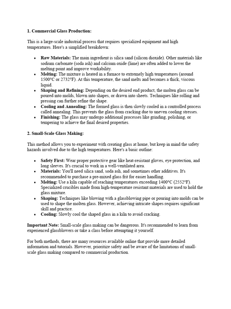 Glass Pdf Glasses Silicon Dioxide