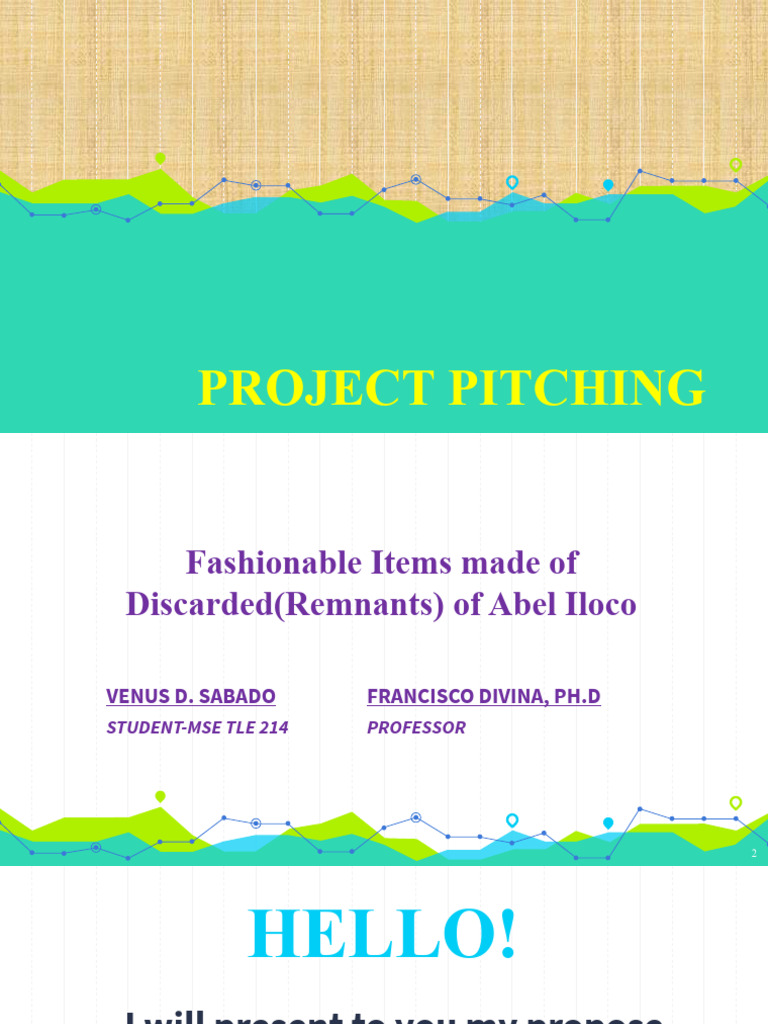 Project Pitching Discarded Abel To Fxnble Items | PDF | Clothing ...