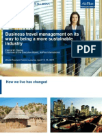 Business Travel Management On Its Way To Being A More Sustainable Industry - Patrick W. Diemer - WTFL 2011