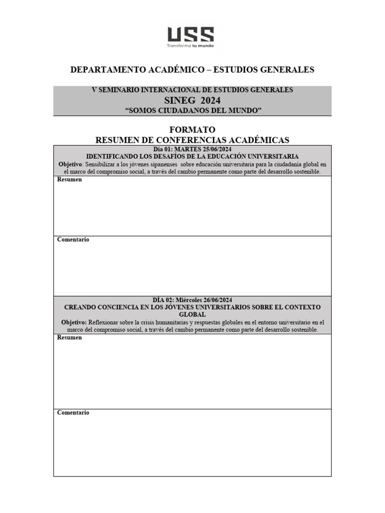 Formato Resumen Ponencias-24 | PDF | Crecimiento personal y profesional ...