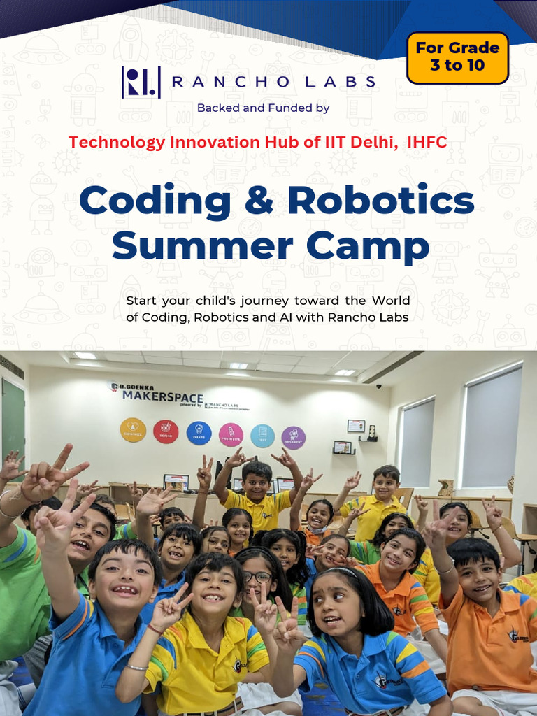 2024 OFFLINE Coding & Robotics Summer Camp-1 | PDF | Robotics ...