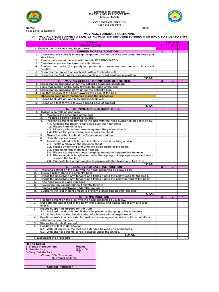 Patient Positioning Techniques Guide | PDF | Anatomical Terms Of Motion ...