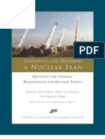 Containing and Deterring A Nuclear Iran