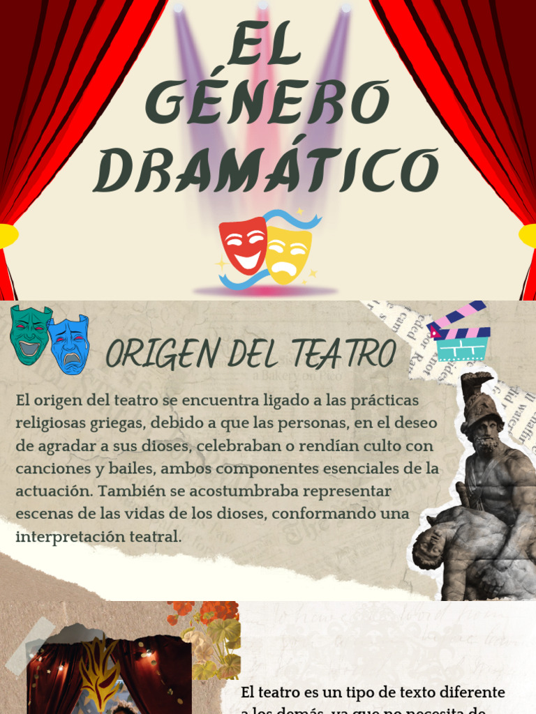 Genero Dramatico | PDF | Teatro | Comedia