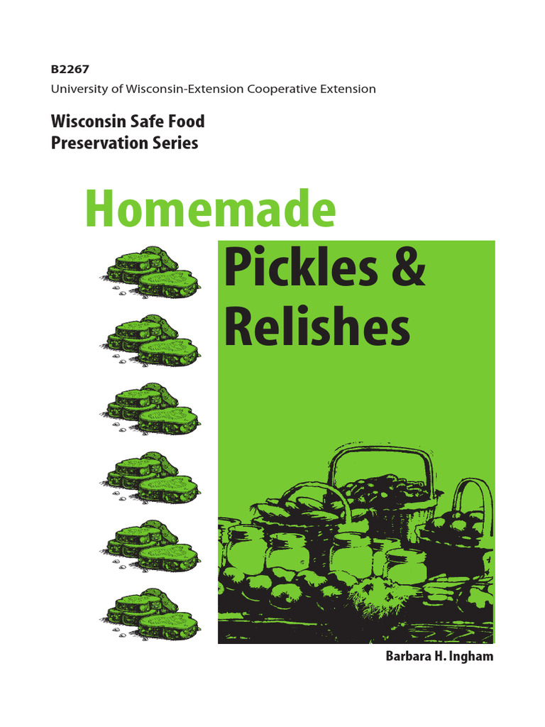 Homemade Pickles & Relishes Guide | PDF | Pickled Cucumber | Pickling